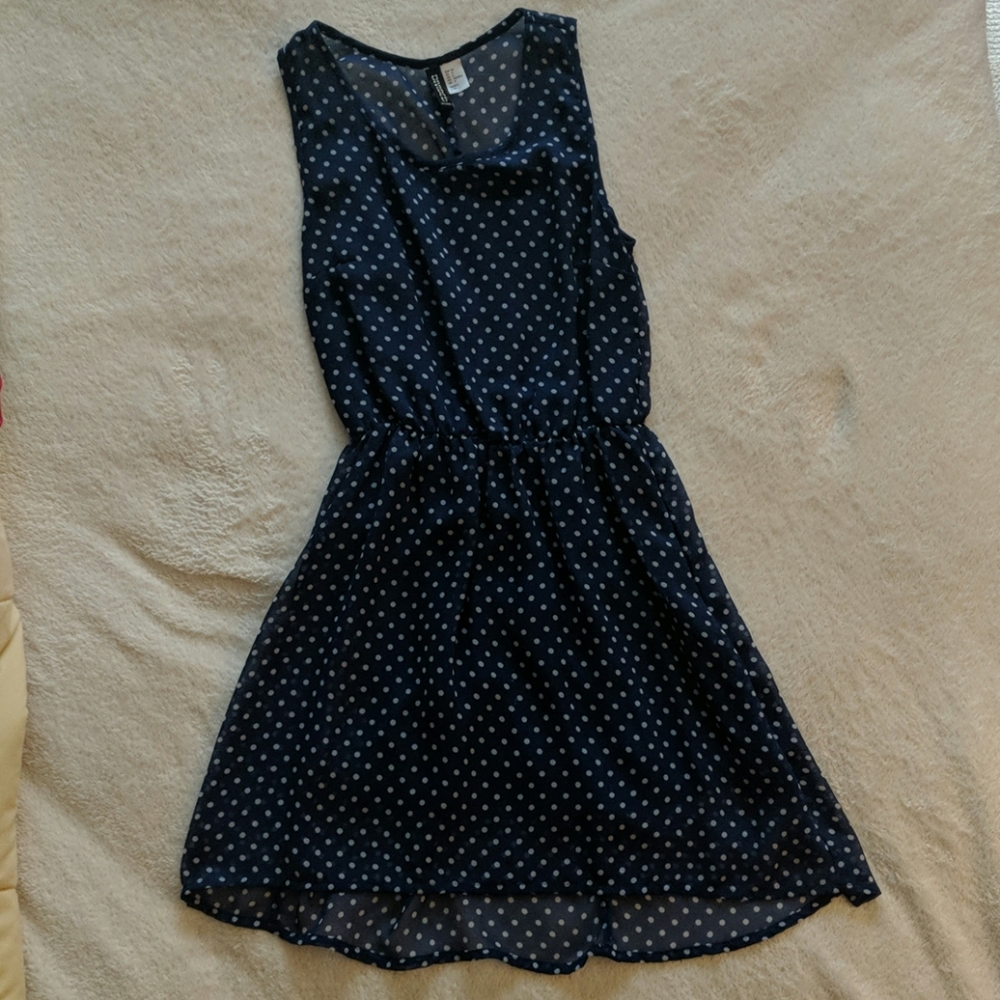 Polka dot hi-lo H&M dress